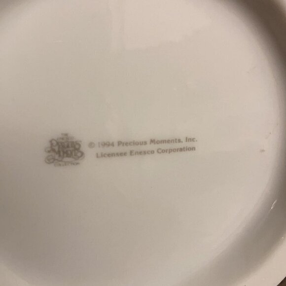 ENESCO Precious Moments CHRISTMAS SUGARTOWN COTTAGE  Mug 1994 PINK - Picture 2 of 7